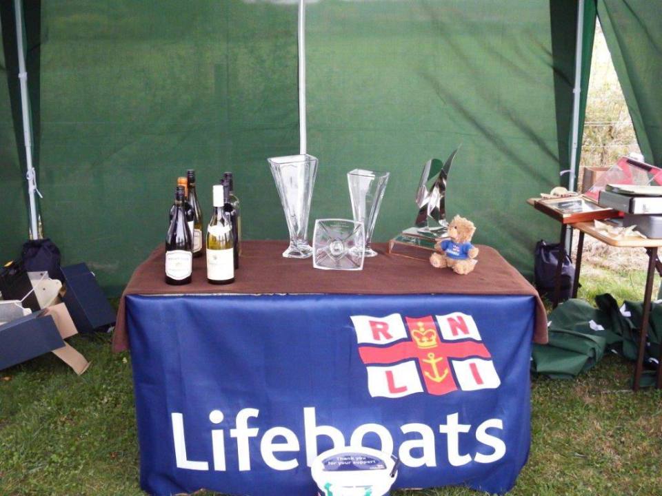 Prizes for the days racing , teddy bear NO